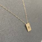 ⁦عقد ذهب عيار 18 الوزن 0.6 جرام⁩ - الصورة ⁦5⁩