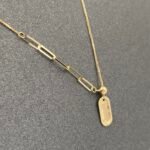 ⁦عقد ذهب عيار 18 الوزن 0.90 جرام⁩ - الصورة ⁦4⁩