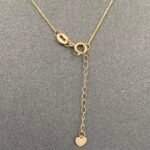 ⁦عقد ذهب عيار 18 الوزن 0.90 جرام⁩ - الصورة ⁦6⁩