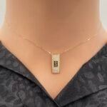 ⁦عقد ذهب عيار 18 الوزن 1.02 جرام⁩ - الصورة ⁦3⁩