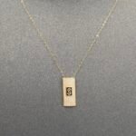 ⁦عقد ذهب عيار 18 الوزن 1.02 جرام⁩ - الصورة ⁦4⁩