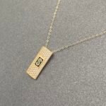 ⁦عقد ذهب عيار 18 الوزن 1.02 جرام⁩ - الصورة ⁦6⁩