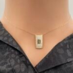 ⁦عقد ذهب عيار 18 الوزن 1.20 جرام⁩ - الصورة ⁦4⁩