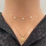 ⁦عقد ذهب عيار 18 الوزن 1.30 جرام⁩ - الصورة ⁦2⁩