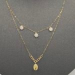 ⁦عقد ذهب عيار 18 الوزن 1.30 جرام⁩ - الصورة ⁦4⁩