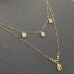 ⁦عقد ذهب عيار 18 الوزن 1.30 جرام⁩ - الصورة ⁦5⁩