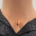 ⁦عقد ذهب عيار 18 الوزن 3.36 جرام⁩ - الصورة ⁦3⁩