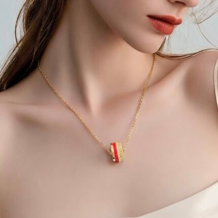 عقد ذهب عيار 18 الوزن 3.36 جرام