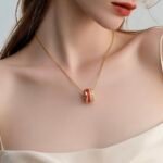 عقد ذهب عيار 18 وزن 4.49 جرام أناقة استثنائية