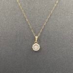 ⁦عقد ذهب عيار 18 وزن 0.93 جرام أناقة جذابة⁩ - الصورة ⁦3⁩