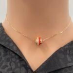 ⁦عقد ذهب عيار 18 الوزن 2.67 جرام⁩ - الصورة ⁦6⁩