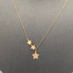 ⁦عقد ذهب عيار 18 وزن 0.76 جرام لمسة جميلة⁩ - الصورة ⁦4⁩