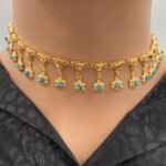 ⁦عقد ذهب عيار 21 وزن 4.82 جرام تصميم فاخر⁩ - الصورة ⁦2⁩