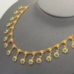 ⁦عقد ذهب عيار 21 وزن 4.70 جرام تصميم راقٍ⁩ - الصورة ⁦4⁩