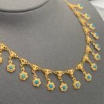 ⁦عقد ذهب عيار 21 وزن 4.82 جرام تصميم فاخر⁩ - الصورة ⁦5⁩