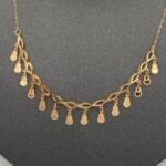 ⁦عقد تشوكر ذهب عيار 21 الوزن 1.38 جرام⁩ - الصورة ⁦4⁩