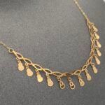 ⁦عقد تشوكر ذهب عيار 21 الوزن 1.38 جرام⁩ - الصورة ⁦6⁩