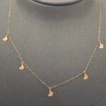 ⁦عقد تشوكر ذهب عيار 21 الوزن 0.59 جرام⁩ - الصورة ⁦3⁩