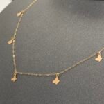 ⁦عقد تشوكر ذهب عيار 21 الوزن 0.59 جرام⁩ - الصورة ⁦4⁩