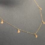 ⁦عقد تشوكر ذهب عيار 21 الوزن 0.59 جرام⁩ - الصورة ⁦5⁩