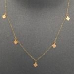 ⁦عقد تشوكر ذهب عيار 21 الوزن 0.62 جرام⁩ - الصورة ⁦4⁩