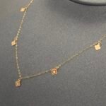 ⁦عقد تشوكر ذهب عيار 21 الوزن 0.62 جرام⁩ - الصورة ⁦5⁩