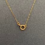 ⁦عقد تشوكر ذهب عيار 21 الوزن 0.62 جرام⁩ - الصورة ⁦3⁩