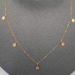 ⁦عقد تشوكر ذهب عيار 21 الوزن 0.60 جرام⁩ - الصورة ⁦4⁩