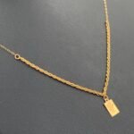 ⁦عقد ذهب عيار 21 الوزن 0.63 جرام⁩ - الصورة ⁦6⁩