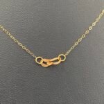 ⁦عقد ذهب عيار 21 الوزن 0.63 جرام⁩ - الصورة ⁦3⁩