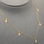 ⁦عقد تشوكر ذهب عيار 21 الوزن 0.59 جرام⁩ - الصورة ⁦5⁩