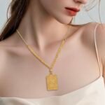 عقد ذهب عيار 21 الوزن 1.74 جرام