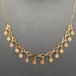 ⁦عقد تشوكر ذهب عيار 21 الوزن 1.38 جرام⁩ - الصورة ⁦4⁩