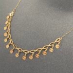 ⁦عقد تشوكر ذهب عيار 21 الوزن 1.38 جرام⁩ - الصورة ⁦5⁩