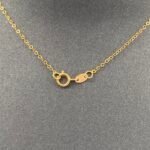 ⁦عقد ذهب عيار 21 الوزن 3.09 جرام⁩ - الصورة ⁦3⁩