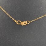 ⁦عقد تشوكر ذهب عيار 21 الوزن 1.39 جرام⁩ - الصورة ⁦4⁩