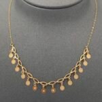 ⁦عقد تشوكر ذهب عيار 21 الوزن 1.39 جرام⁩ - الصورة ⁦5⁩