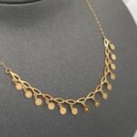 ⁦عقد تشوكر ذهب عيار 21 الوزن 1.39 جرام⁩ - الصورة ⁦3⁩