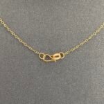 ⁦عقد تشوكر ذهب عيار 21 الوزن 1.39 جرام⁩ - الصورة ⁦3⁩