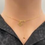 ⁦عقد ذهب عيار 21 الوزن 1.48 جرام⁩ - الصورة ⁦2⁩