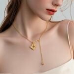 عقد ذهب عيار 21 الوزن 1.48 جرام