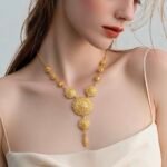 عقد كرسي جابر ذهب عيار 21 الوزن 2.19 جرام