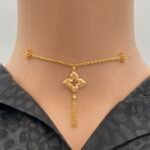 ⁦عقد ذهب عيار 21 وزن 2.37 جرام أناقة يومية⁩ - الصورة ⁦2⁩