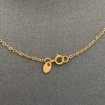 ⁦عقد ذهب عيار 21 الوزن 2.76 جرام⁩ - الصورة ⁦3⁩