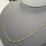 ⁦عقد تشوكر ذهب عيار 21 الوزن 2.92 جرام⁩ - الصورة ⁦4⁩