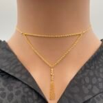 ⁦عقد ذهب عيار 21 وزن 2.47 جرام أناقة خاصة⁩ - الصورة ⁦2⁩