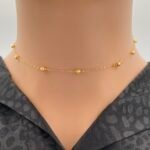 ⁦عقد ذهب عيار 21 الوزن 1.64 جرام⁩ - الصورة ⁦2⁩