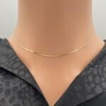 ⁦عقد ذهب عيار 18 الوزن 1.36 جرام⁩ - الصورة ⁦5⁩