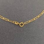 ⁦عقد ذهب عيار 21 الوزن 0.90 جرام⁩ - الصورة ⁦2⁩