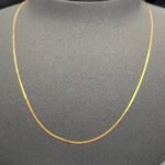 ⁦عقد فلات ذهب عيار 21 الوزن 0.90 جرام⁩ - الصورة ⁦4⁩